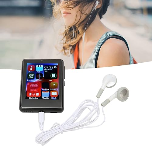 Miniatura 2 de Reproductor de MP3 con Bluetooth, pantalla táctil completa 5.0 reproductor MP3 con altavoz, reproductor de música Mp3 portátil de sonido HiFi para