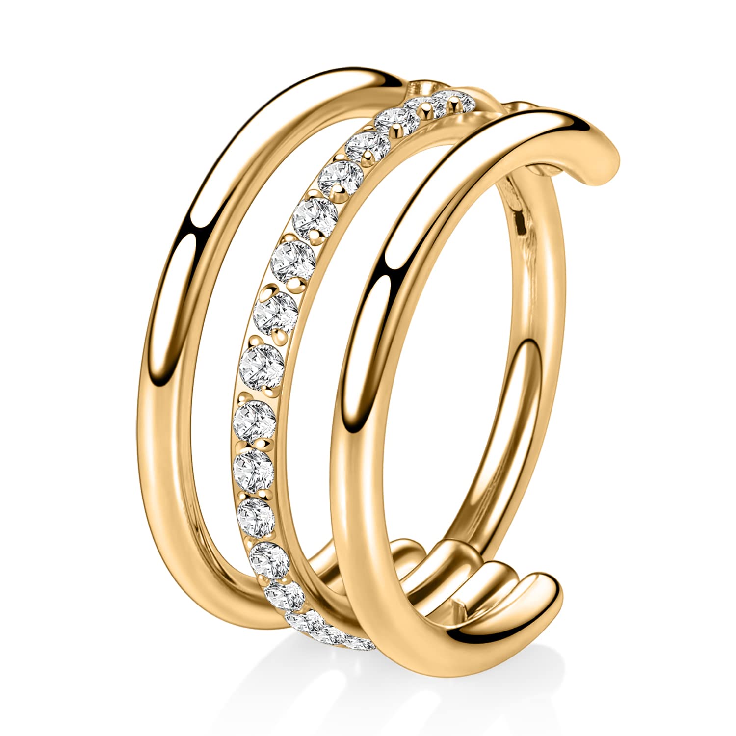 16G Double/Triple Stacked Septum Nose Rings Hoop Earrings Lip Piercing Jewellery Septum Ear Cuff Nose Ring Conch Hoop Earrings Ring Helix Cartilage Earrings Unisex Hoop Earrings Septum Piercing