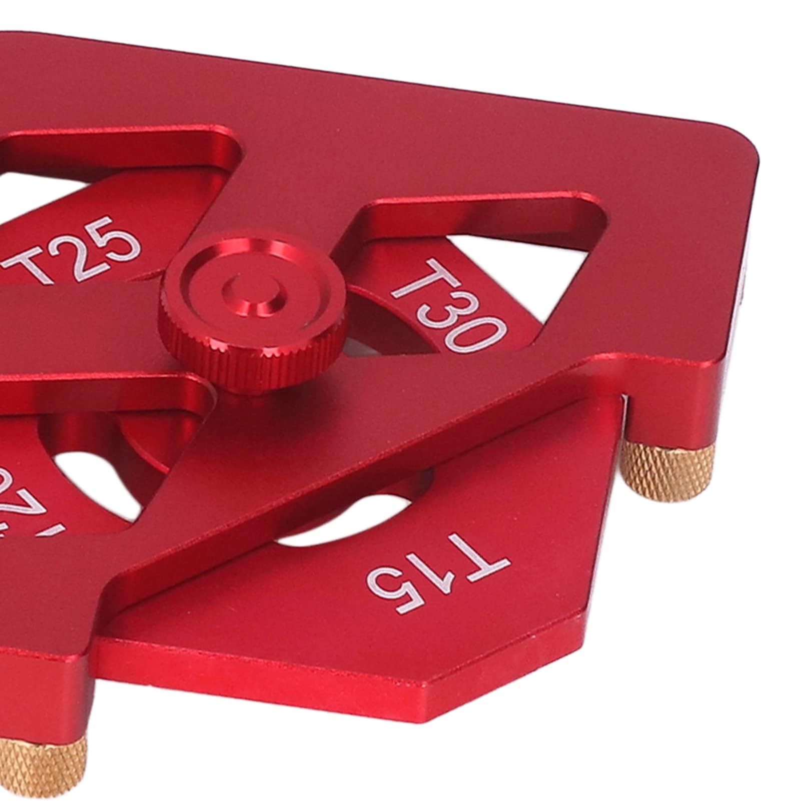 Aluminiumlegierungs-Router-Schablonenset für Holzbearbeitung, Rundwinkel-Radiusschablone-Werkzeugsatz, Schnellwechsel-Schablonen für Bilderrahmen, Tische, Möbelbau, inklusive R15 R30, T15
