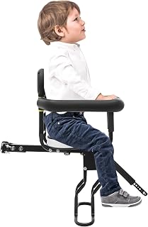 Asiento para bicicleta infantil delantero, portabebe Velo, asiento para bebé, asiento de bicicleta, para niños, de 8 meses a 6 años, con todos los ATV adultos, hasta 80 kg