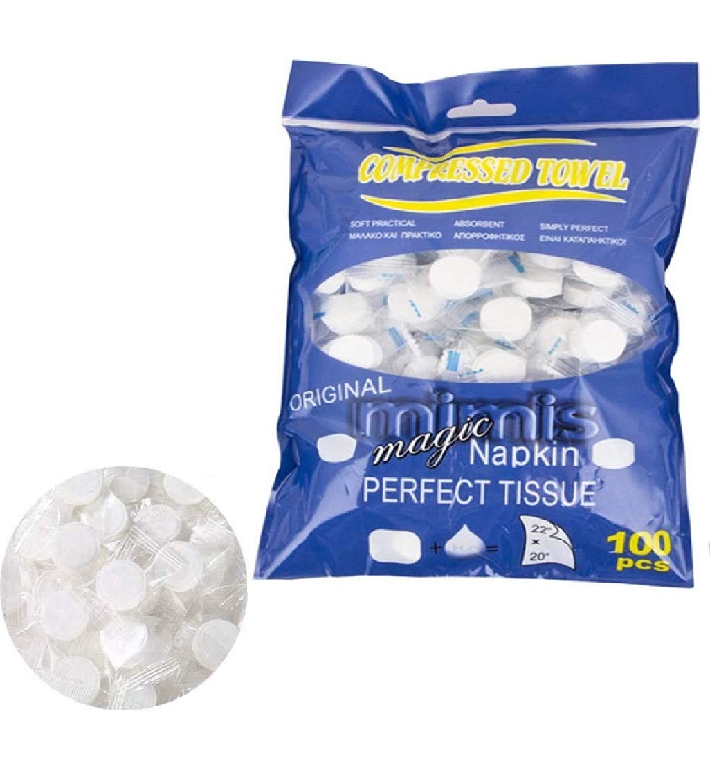 Buy AiFun 100 PCS Compressed Magic Towel, Napkin Tissue, Camping Wipes