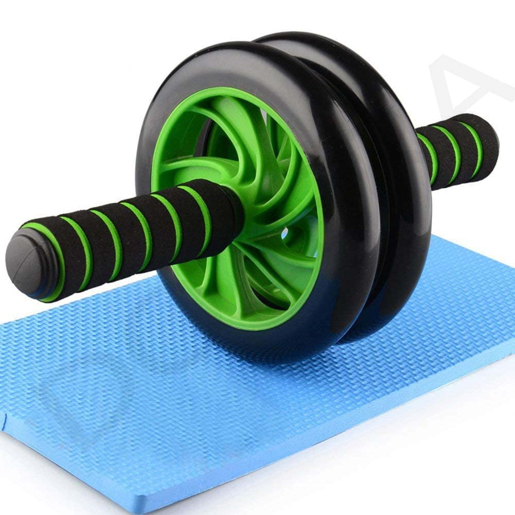 DOZERA Anti Skid Double Wheel Total Body AB Roller for Abdominal Stomach ab excersice Equipment with Knee Mat, Exercise Wheels for Home Gym Fitness Equipment. (B0C38WBVRG) Amazon Price History, Amazon Price Tracker