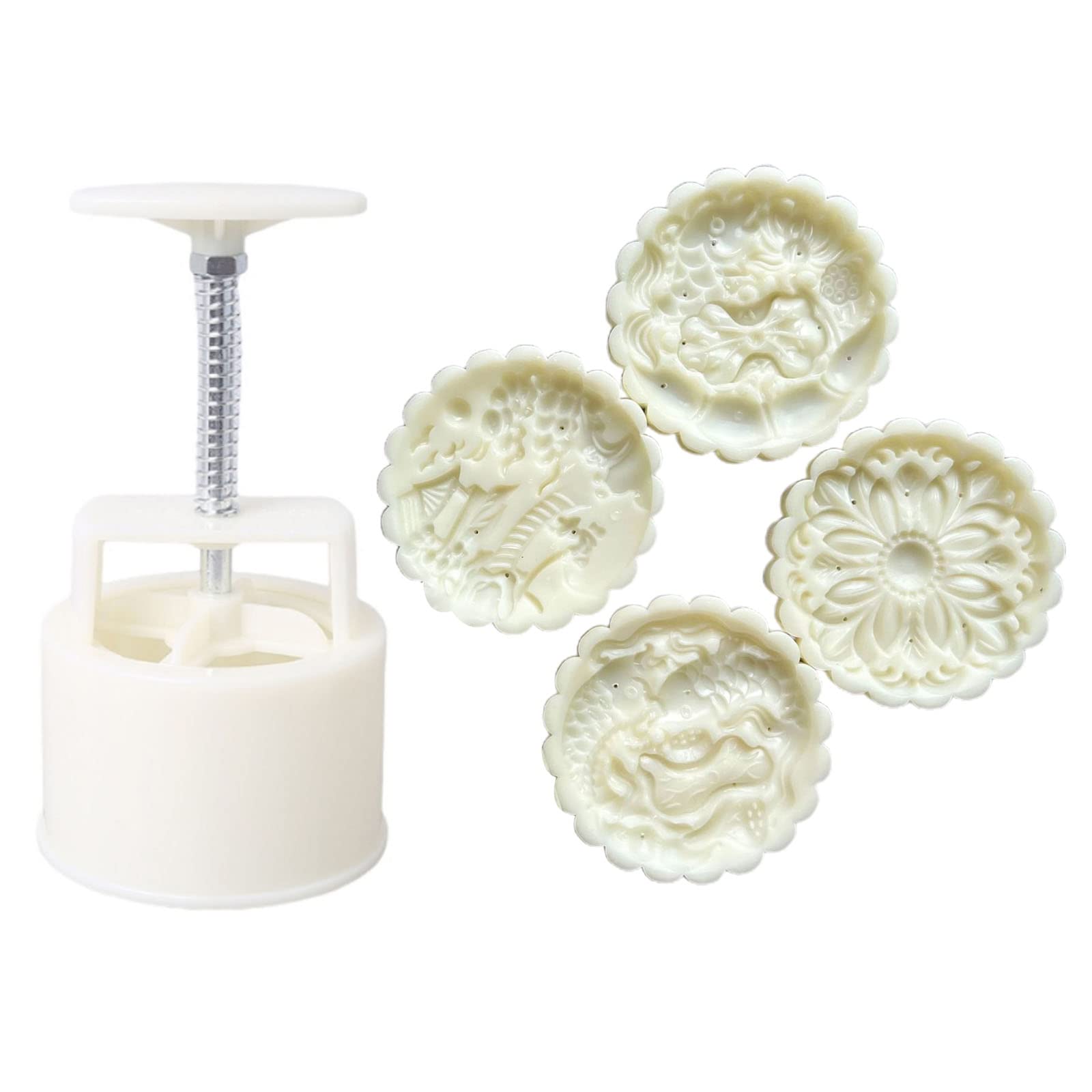 Kalttoy 200G 150G/ Mooncake Mold Pastry Moulds Mooncake Stamps Hand Pressure Gadgets