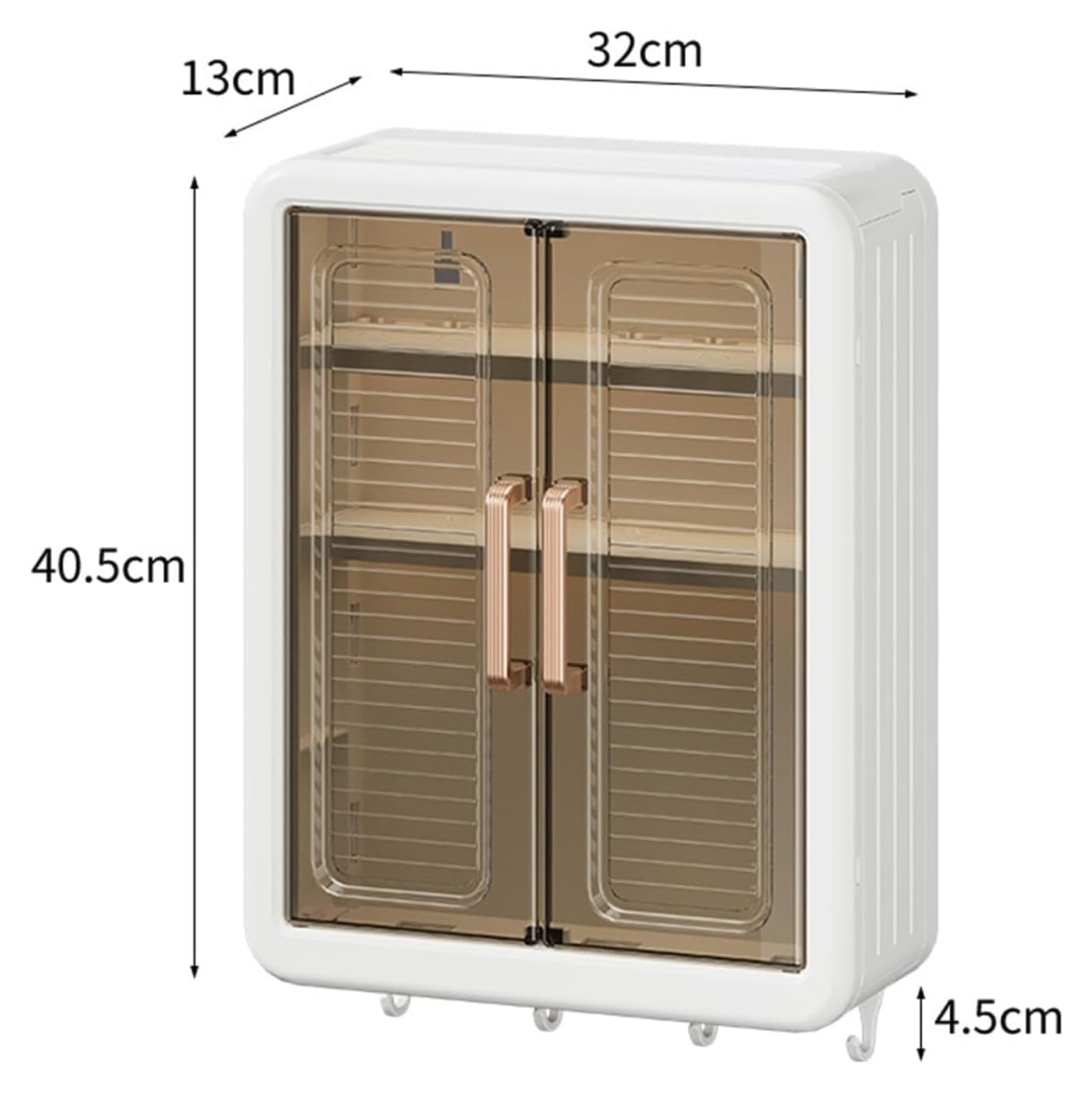 Shaavix 3 Layer Self Adhesive No Drill Storage Cabinet for Kitchen Organizer, Wall Mounted Storage Cabinet, Multipurpose Hanging Cabinet for Spices, Utensils and Essentials 1