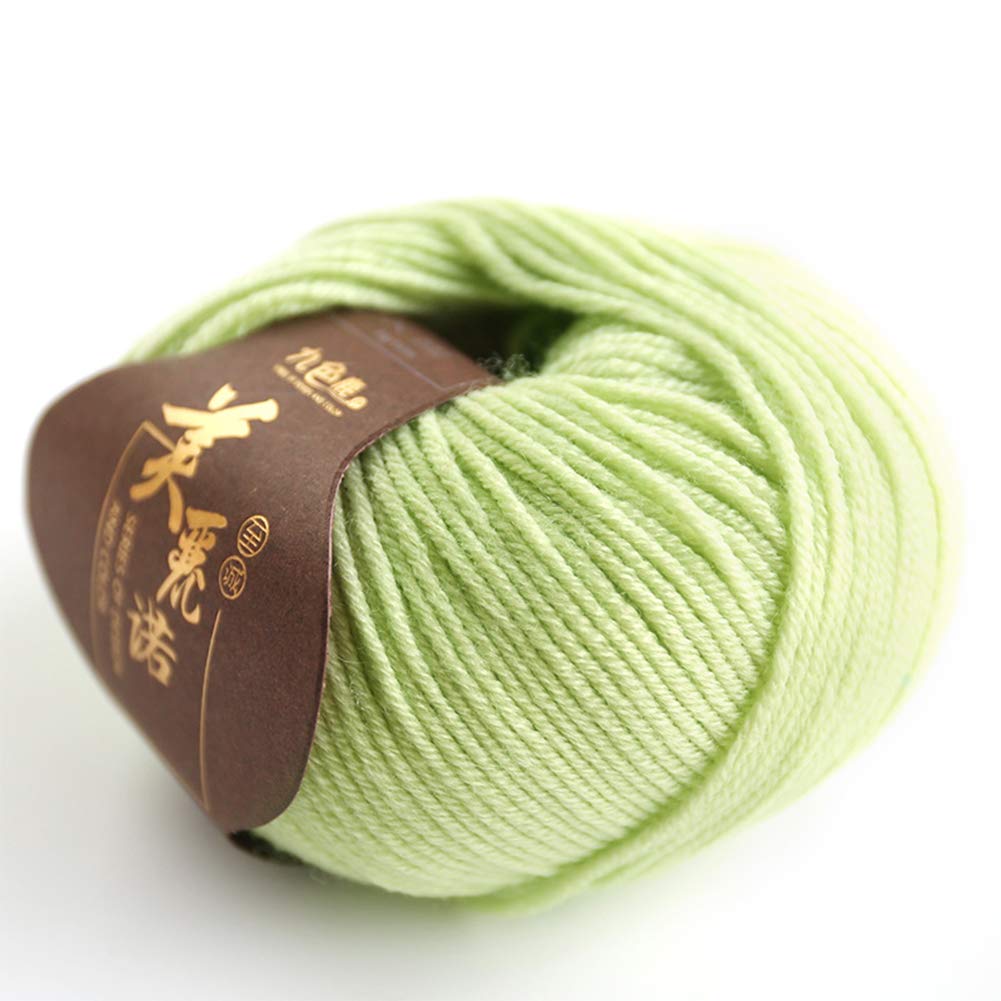 300G Merino Bolas de Lana para Tejer suéteres Crocheting Y Bufandas, Suave y cálido, 9 Colores Disponibles, Medio Grueso Hilo,06