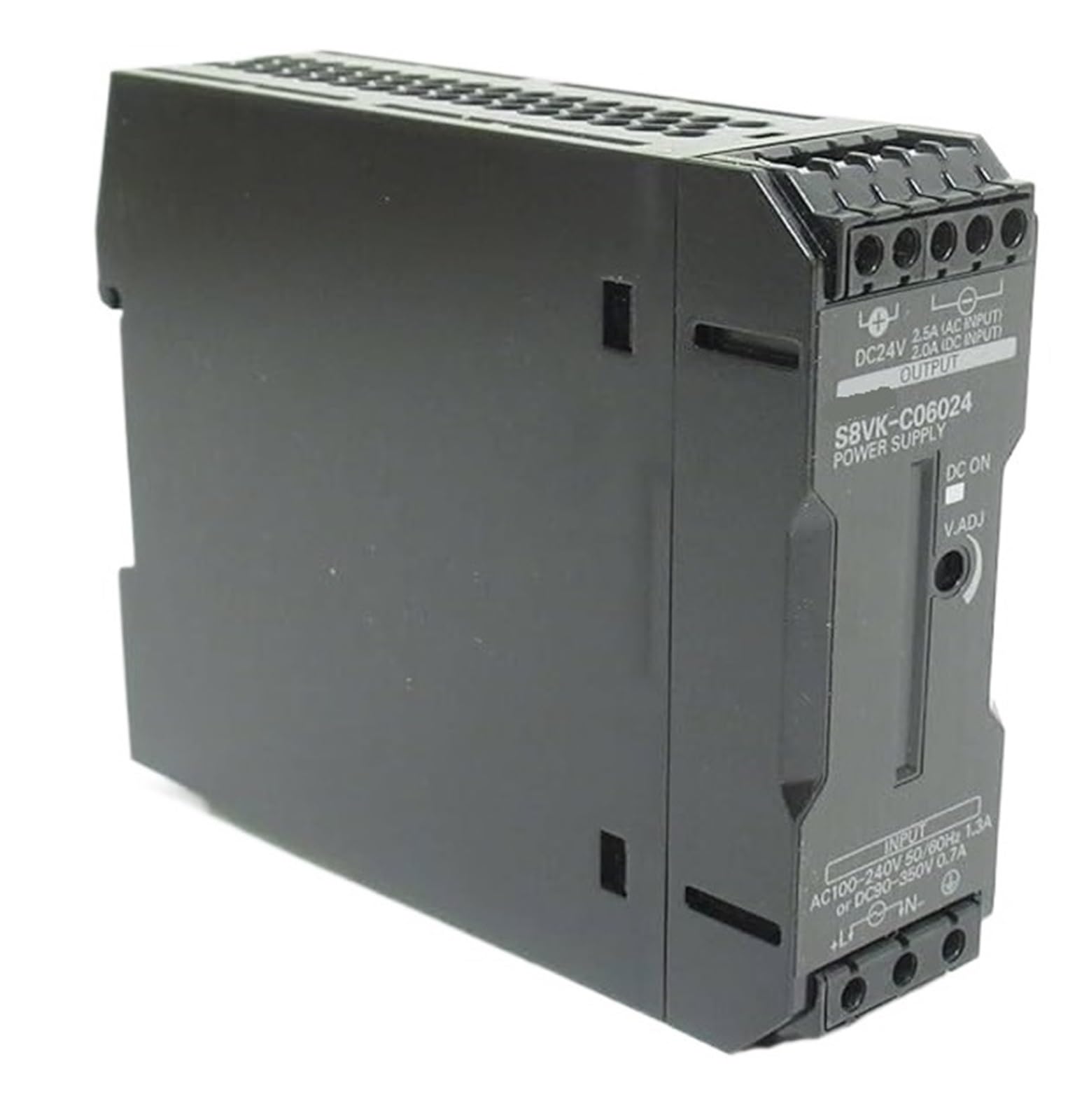 Alimentation à découpage S8VK-C06024 monophasée 24V 60W pour rail DIN