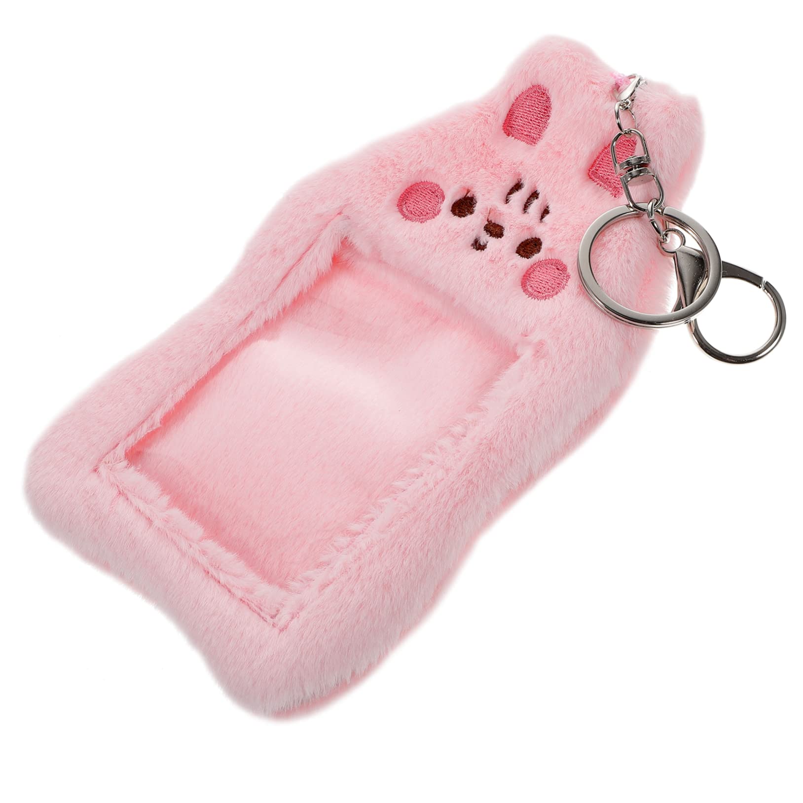 ibasenice 4 Custodie Di in Peluche Per Carte D'identità Carte Di Credito Tessere Scuolabus Portachiavi