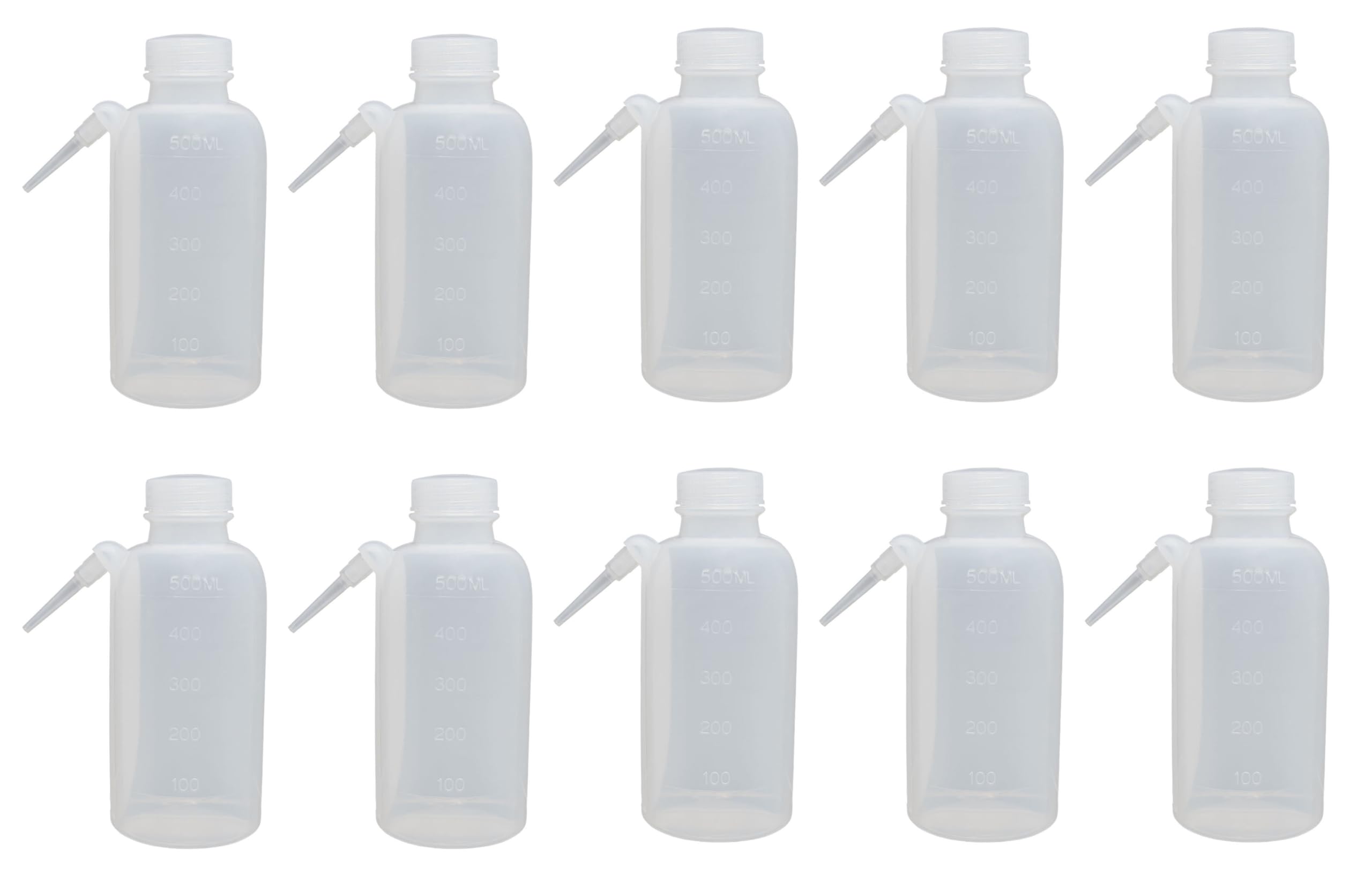 GSC International WB500-10 Wash Bottle, Graduated, Polyethylene, 500ml  capacity. Pack 10. : Amazon.in: Industrial & Scientific
