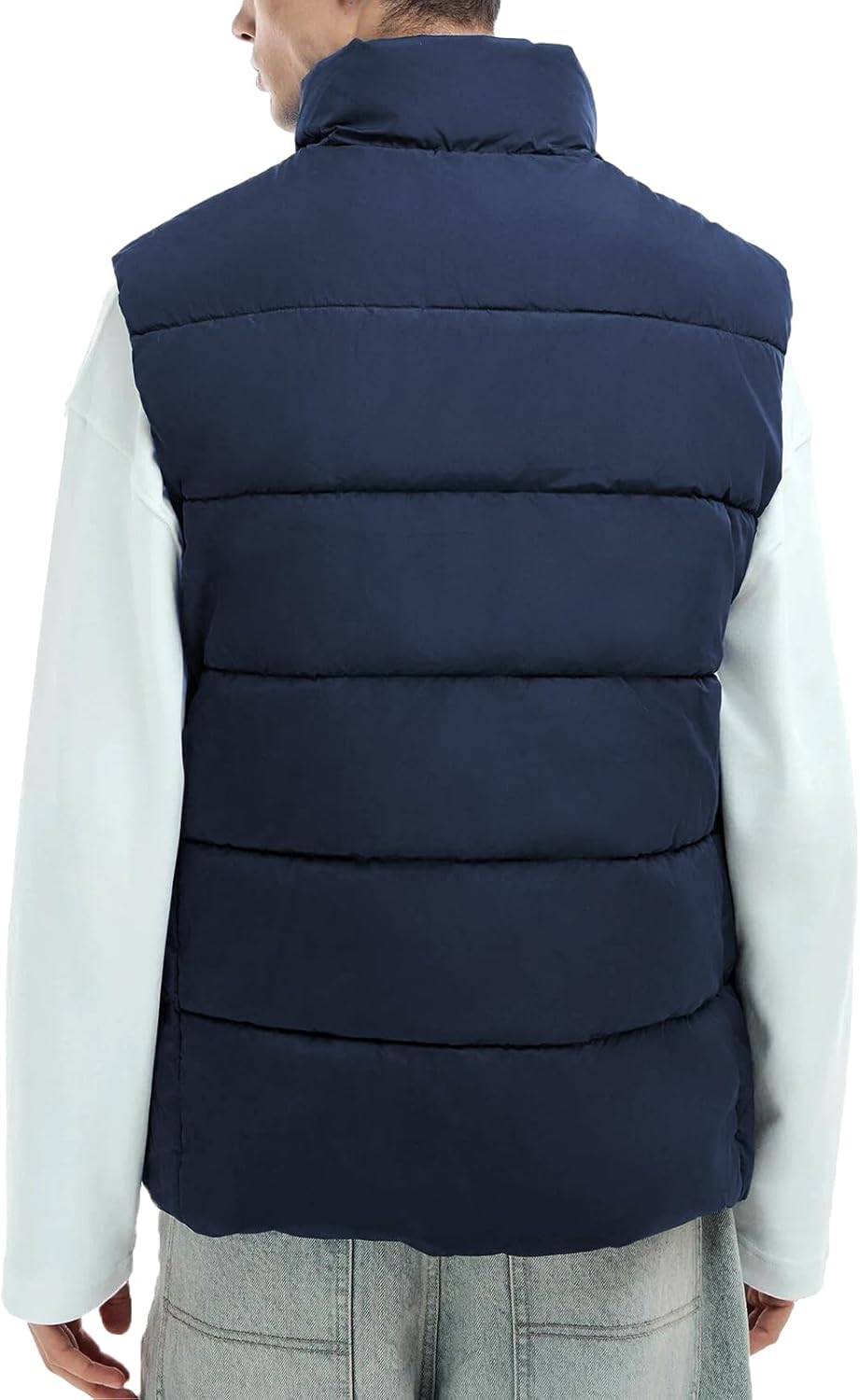 Men's Puffer Vest Winter Warm Outerwear Lightweight Water-Resistant M to 3XL - Image 6
