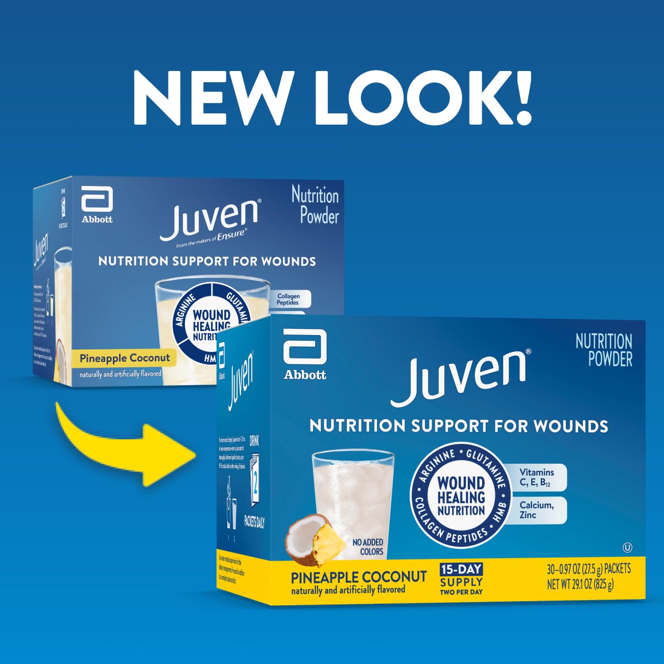 Juven Nutrition Support for Wound Healing, Pineapple Coconut, 30ct — Amazon image 2
