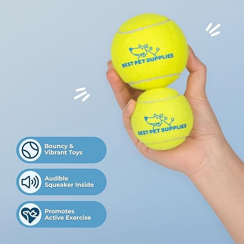 Vista 150 de Best Pet Supplies - Juguetes para cachorros y perros adultos, crujen y hacen chirridos, pollo (azul)