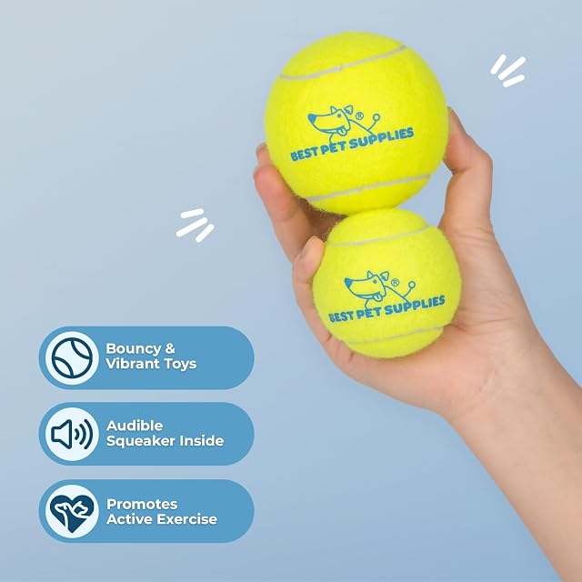 Foto 2 de 7 de Best Pet Supplies Juguetes chirriantes de tenis para perros, paquete de 4
