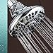 AquaDance High-Pressure 6-setting 4.15-inch Shower Head for the Ultimate Shower Spa Experience! / Officially Independently Tested to Meet Strict US Quality & Performance Standards