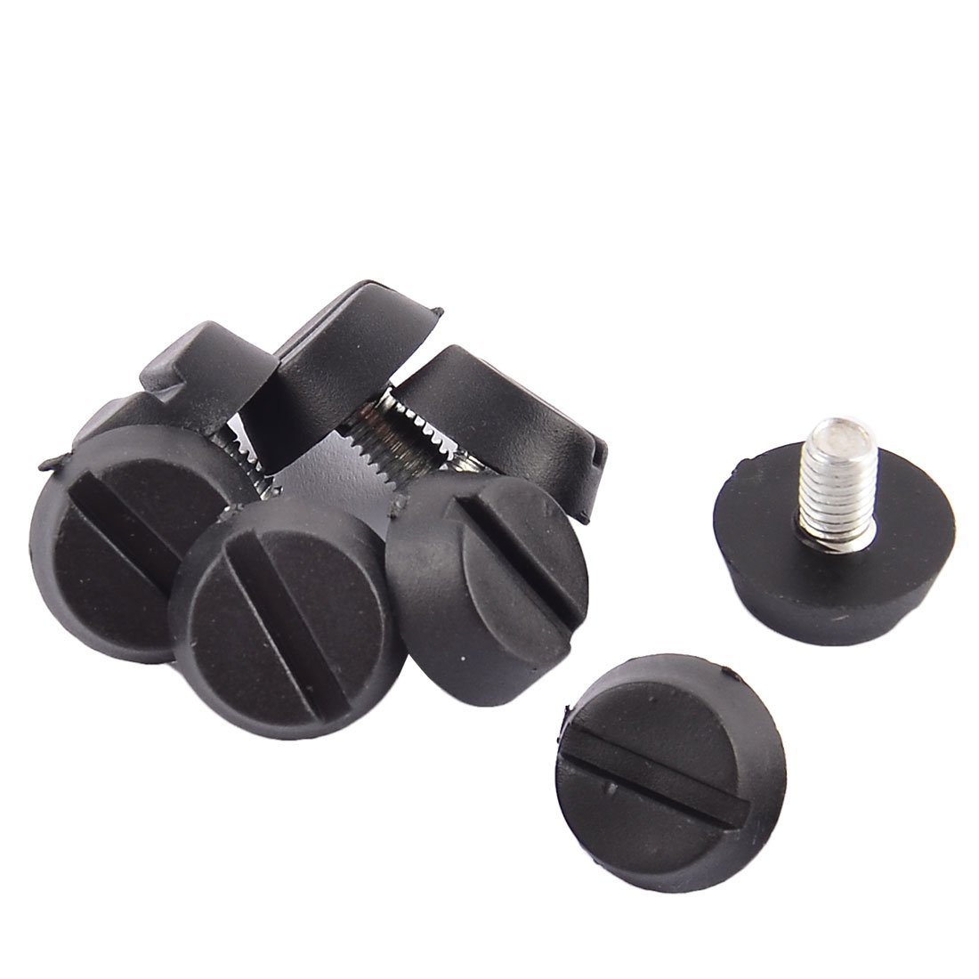 Metal Home Adjustable Furniture Table Desk Glide Leveling Foot Adjuster Pad Tool 20mm Base Dia 8pcs id 5b5