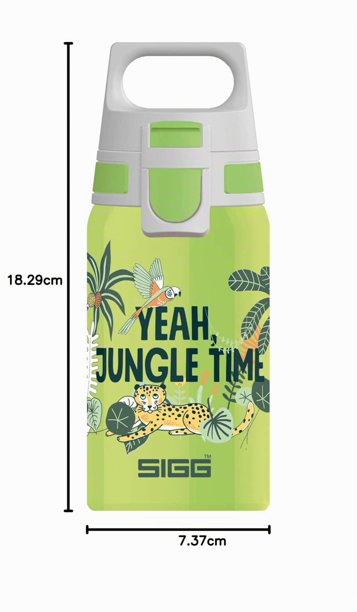 SIGG Gourde Enfant Acier Inoxydable Shield One 0,5L Étanche Sans BPA