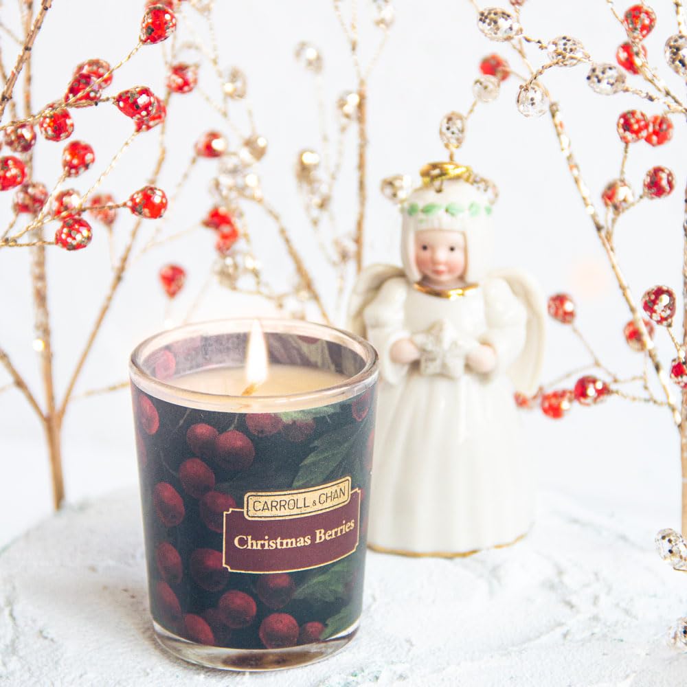 Carroll&Chan Beeswax Scented Candle Christmas Berries