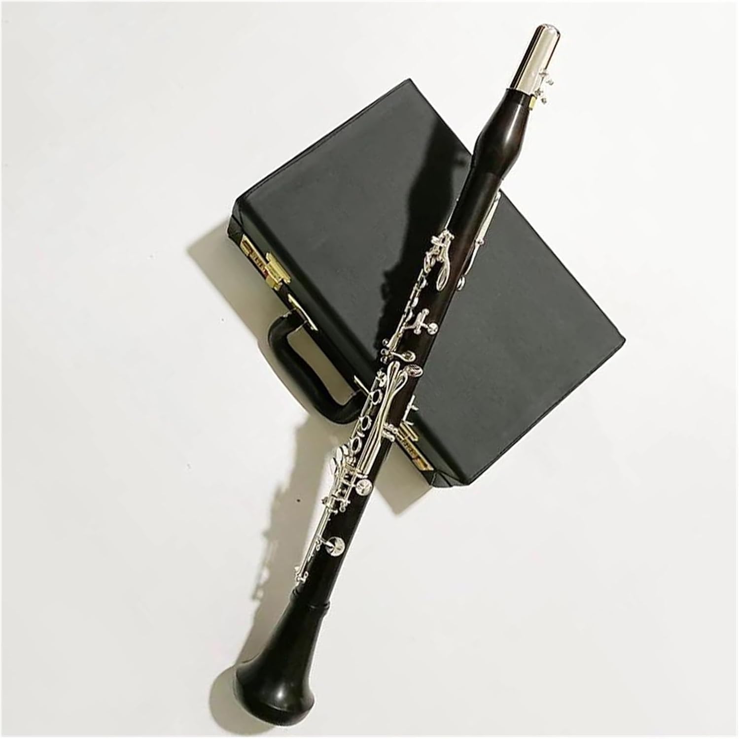 Clarinet Clarinet in Bb 17 Keys Ebony Body Surface Nickel Silver Wooden Instrument