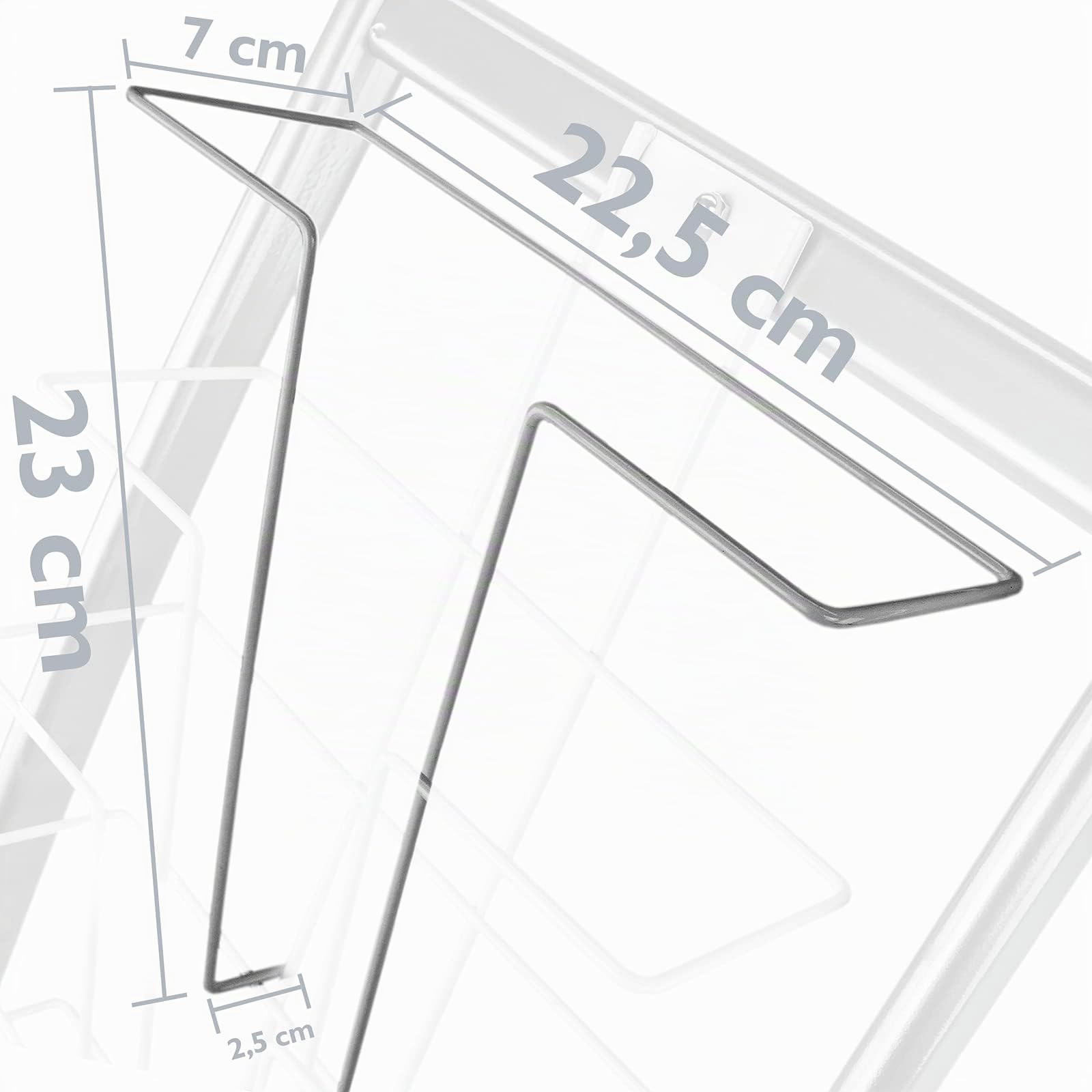 PrimeMatik - Espositore da Terra 31 x 126 x 35 cm con 6 Scomparti per brochure e riviste