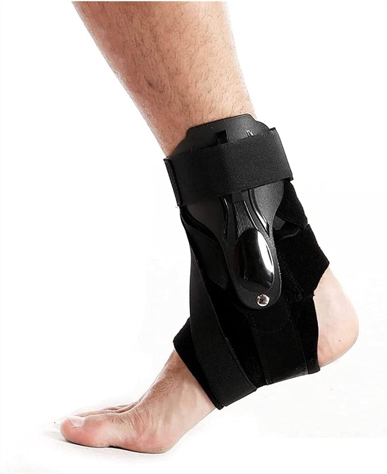 Bota para caminar Bota para fracturas para pies rotos para esguinces de tobillo Correa ajustable de punto Soporte de tobillo Correa deportiva Fijación de tobillo Tobillera de compresión Tobillera pa