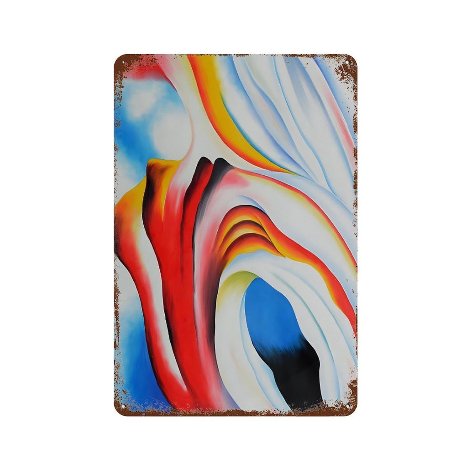 xiaoxiaoshen American Artist Georgia O'Keeffe (5) Wall Decor Art Metal Tin Poster Modern Home Decor Art Home Bar Shop Decorations Vintage Sign 30x20cm