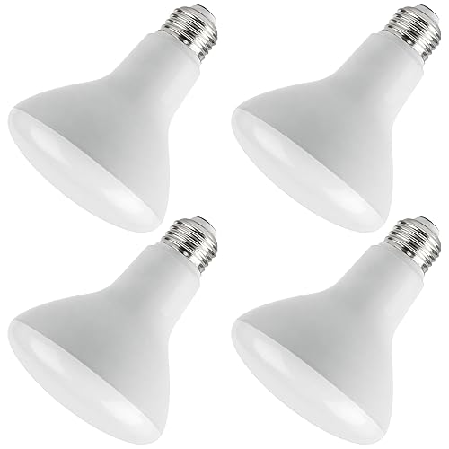 OHLECTRIC 9.5 Watt BR30 LED Bulbs (4 Pack) Soft White