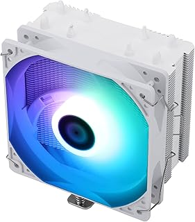 Thermalright Assassin X120 SE ARGB White CPU Air Cooler, TL-C12CW-S PWM Quiet Fan CPU Cooler,148mm Hight, for AMD:AM4/AM5,...