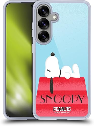 Miniatura 213 de Head Case Designs Funda de gel con licencia oficial de Peanuts Pastels Snoopy Deco Dreams [protección de grado militar] compatible con Samsung
