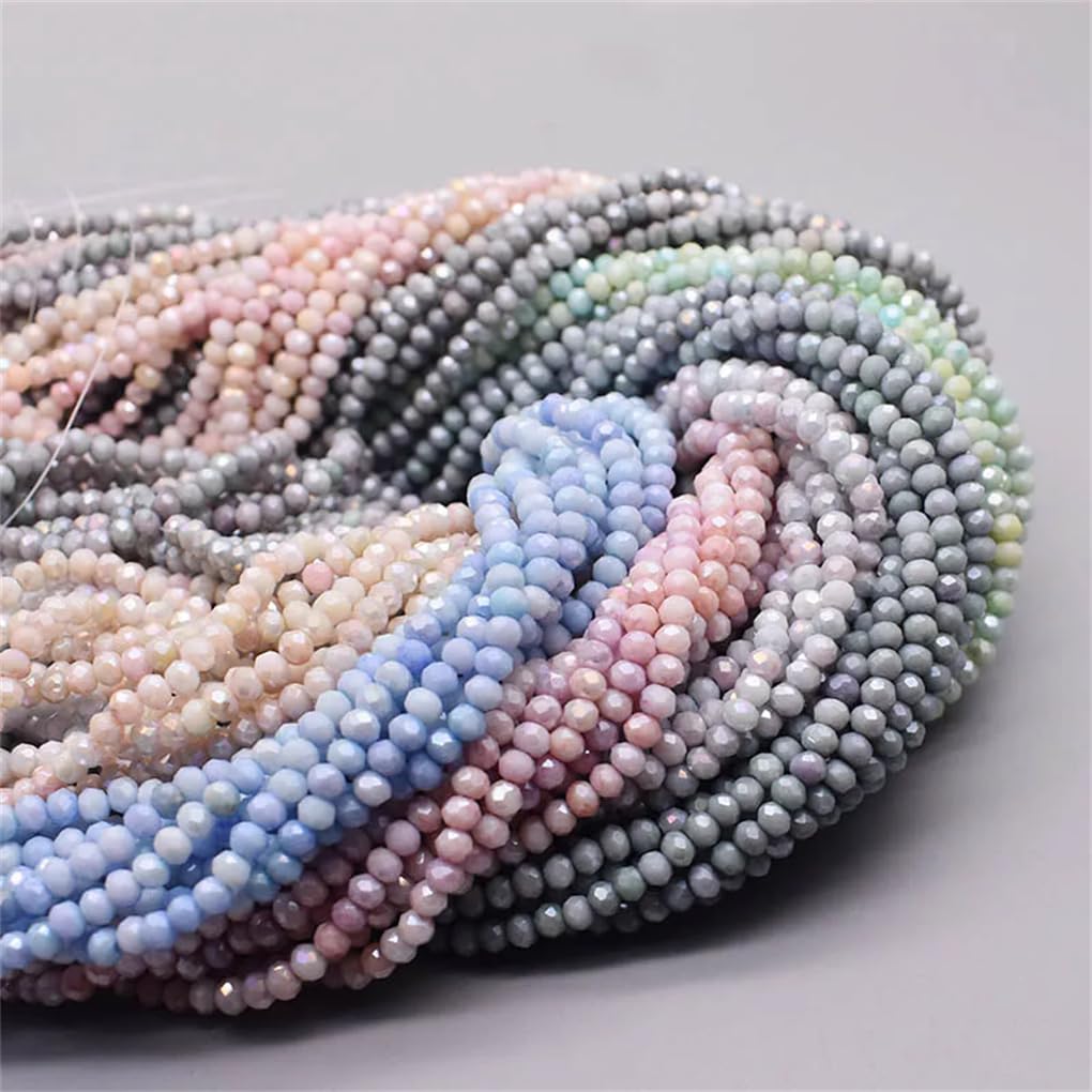 50 Perline Di Vetro Crepato Da 8 Mm - - Perline - Foto 6