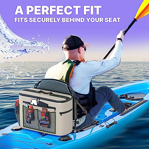 image for Skywin TidyFriend Kayak Cooler Behind Seat, Waterproof Cooler for Kaya