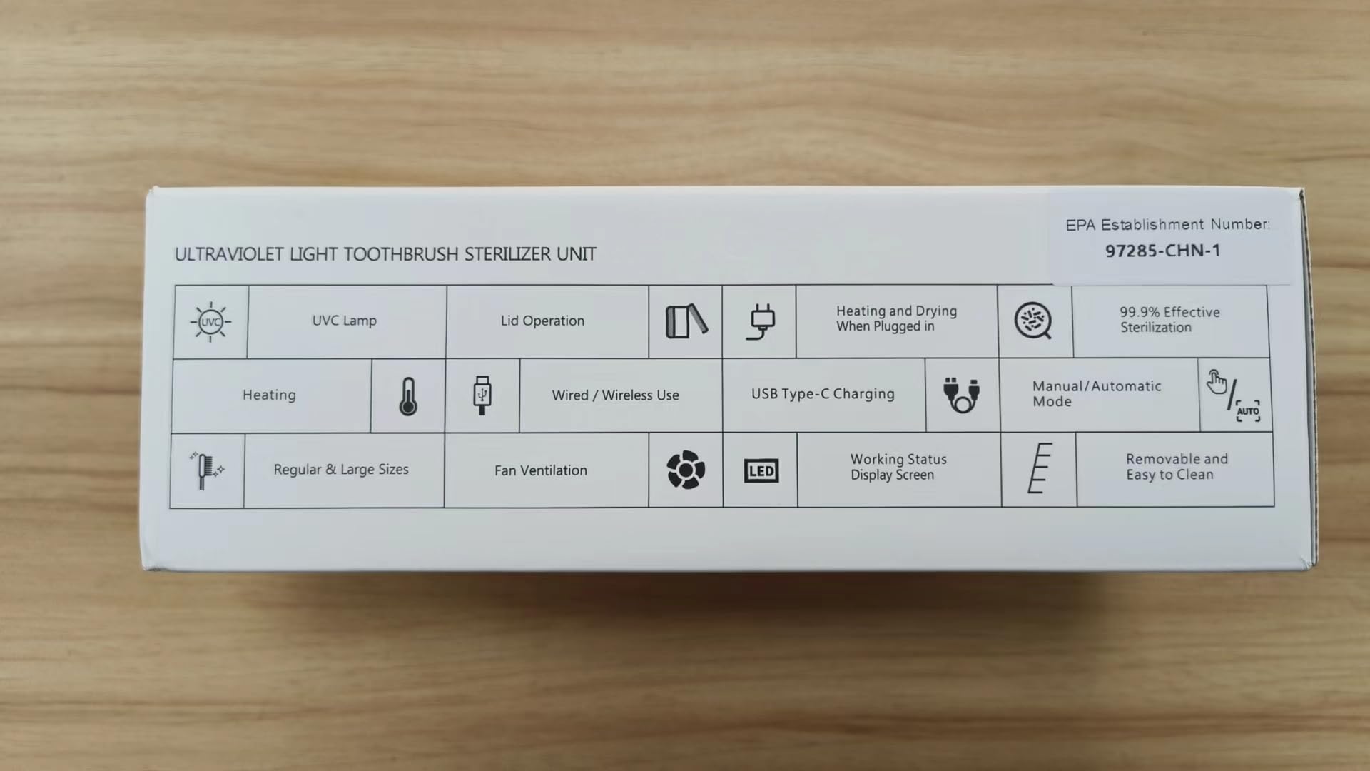 Soporte para Cepillo de Dientes, 5+1+1 Ranuras para cepillos de Dientes UV, Soportes Recargables de Pared para baños, Funciones de calefacción, sin taladrar (Blanco)