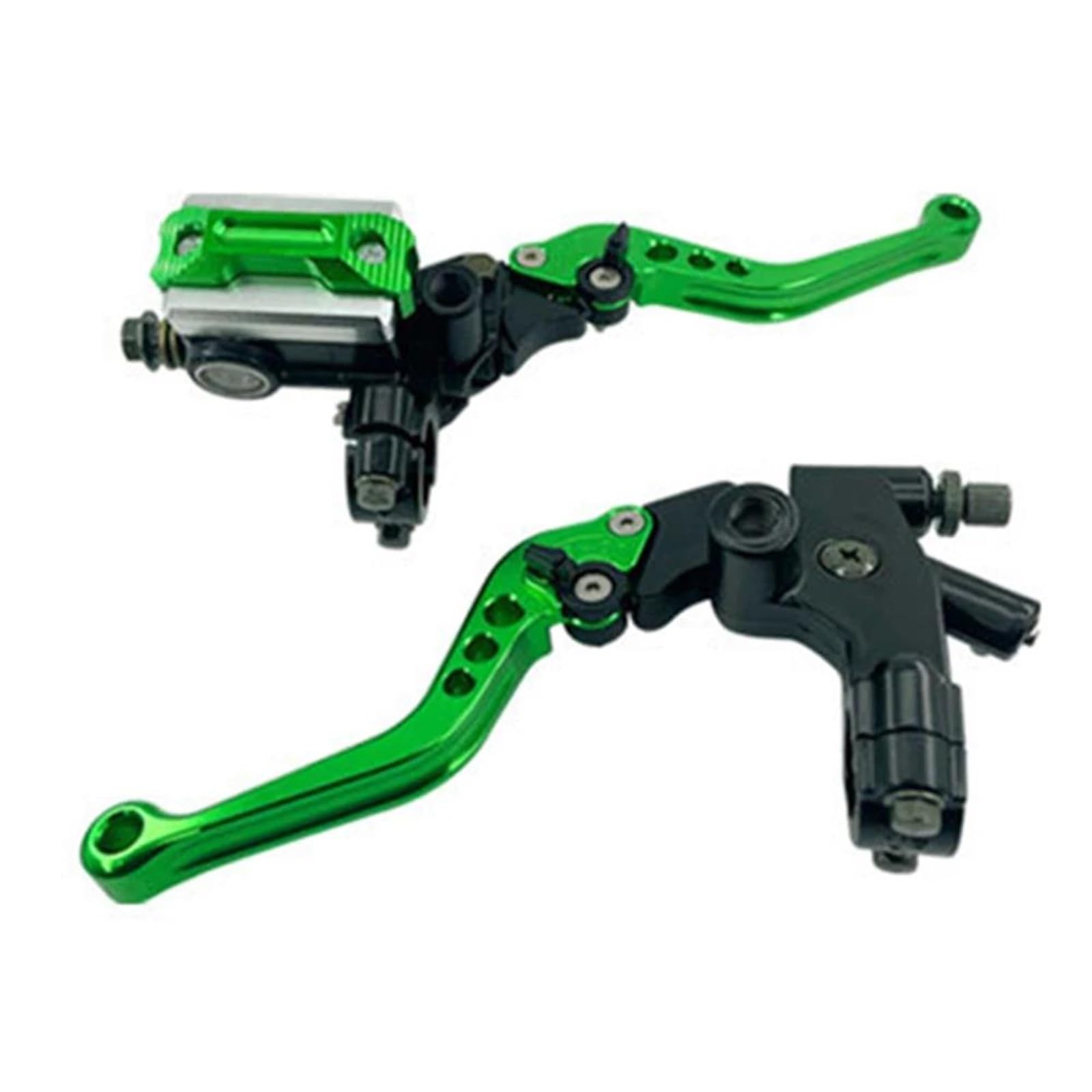 Aiolglkpow Green For Cb125r For Cbr1000rr Motorcycle Hydraulic Brake Lever Clutch Master Cylinder 7/8" 22 Mm Brake Pump Handle Handlebar Brake Clutch Lever(Green)