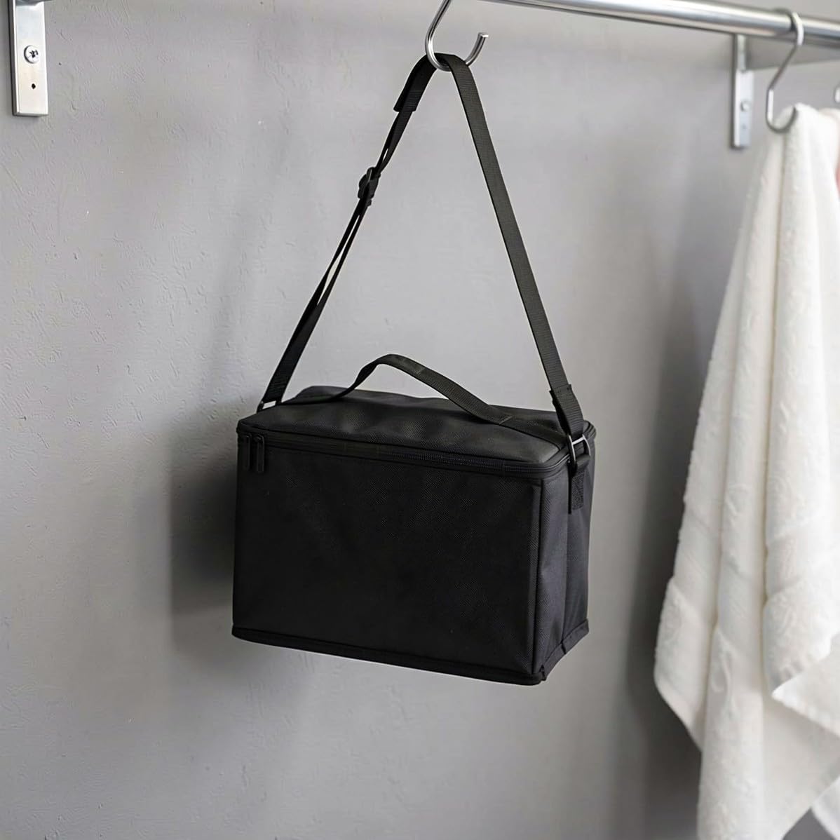 Borsa Organizer da Parrucchiere Pieghevole per Professionisti Nera