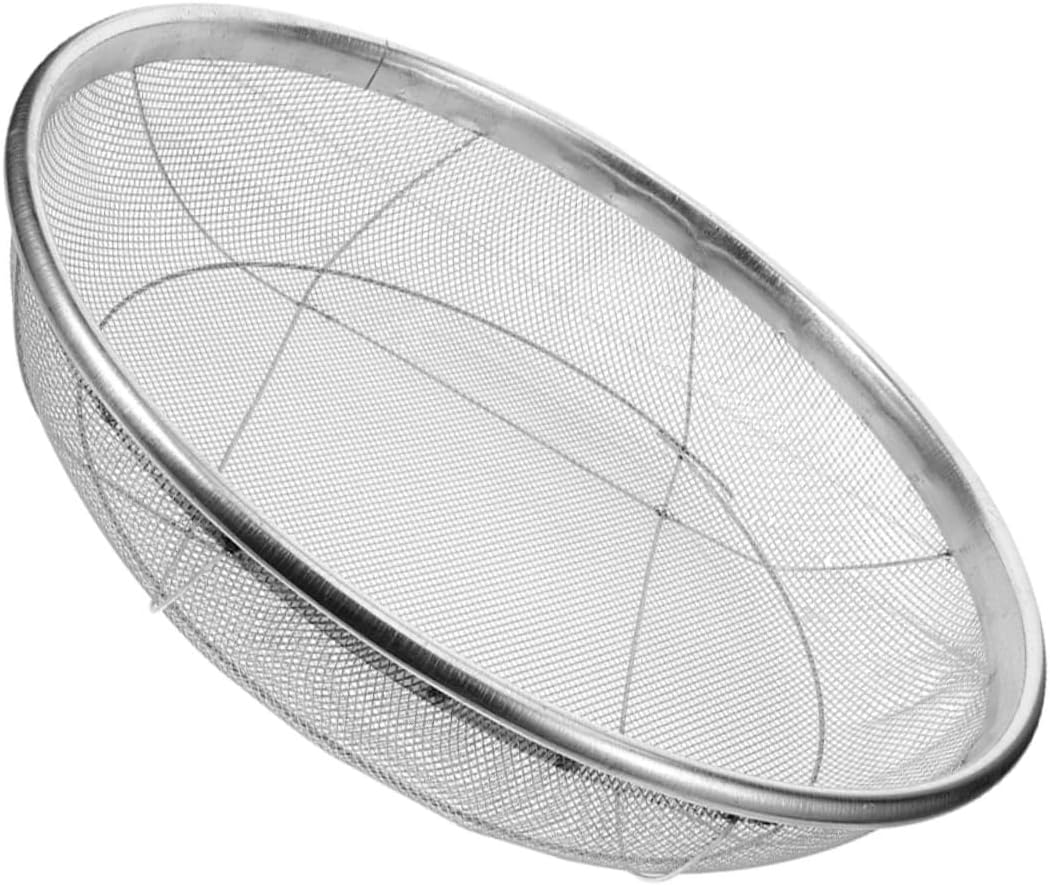 Garden Soil Sifter Stainless Steel Sieve for Rocks Essential Tool for Efficient Gardening and Planting for Compost Soil Filtering