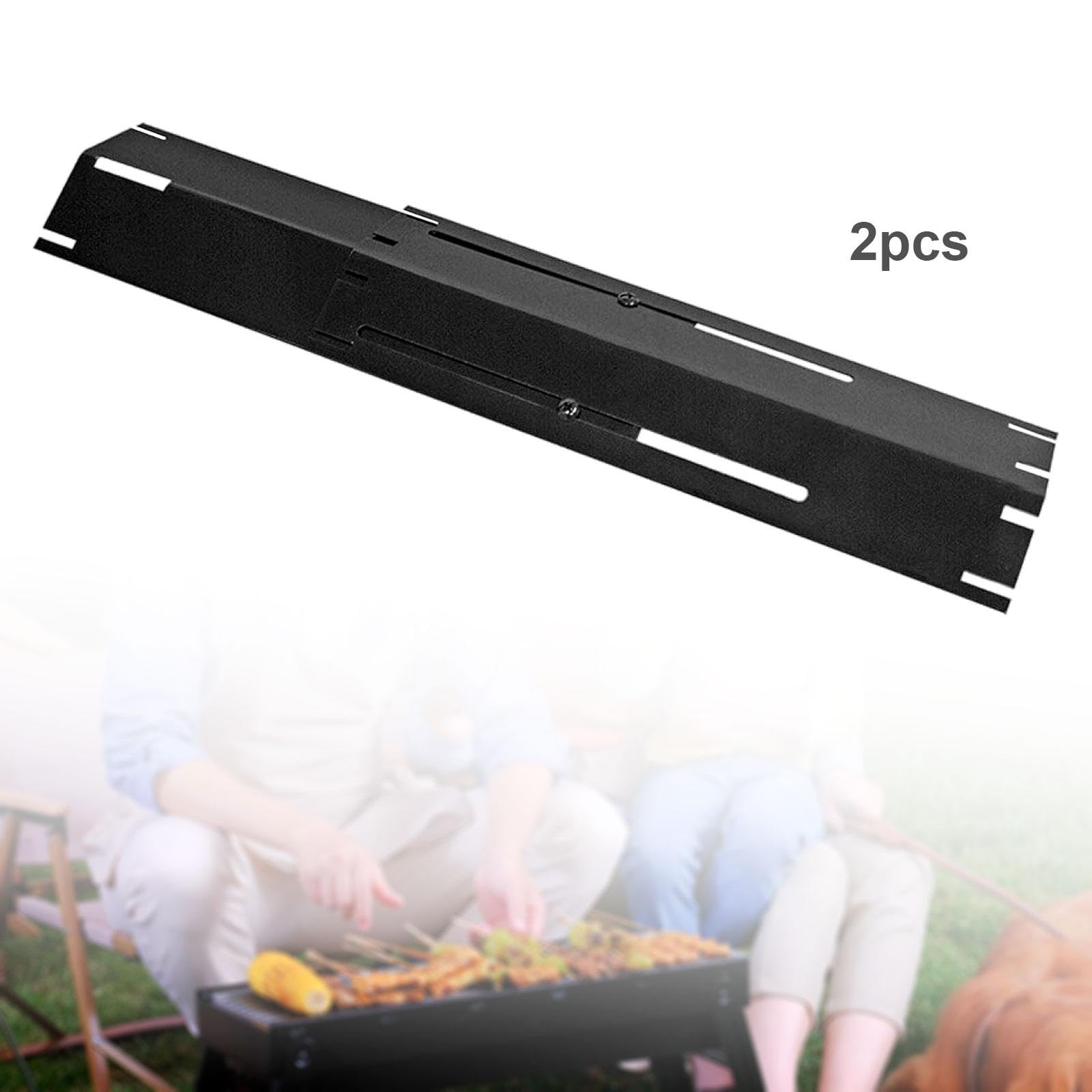 Placa de para Parrilla de Barbacoa, Cubierta de Quemador Ajustable para de Llama para Senderismo en El Patio Trasero, 1 Unidad, 2 Piezas