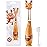 Papablic Toddler Sonic Electric Toothbrush for Ages 1-3 Years, Baby Electric Toothbrush with Cute Reindeer Cover and Smart LED Timer, 2 Brush Heads (Ruby)