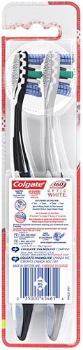 Miniatura 6 de Colgate Cepillo de dientes blanco óptico avanzado 360 suave 2 unidades