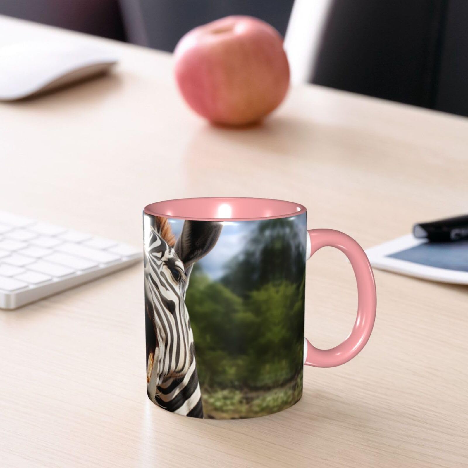 Ceramic Coffee Mug 11oz, Funny Zebra Novelty Mugs Coffe Cups With Handle Funny Tea Cup Gifts For Women Men Home Office Kitchen