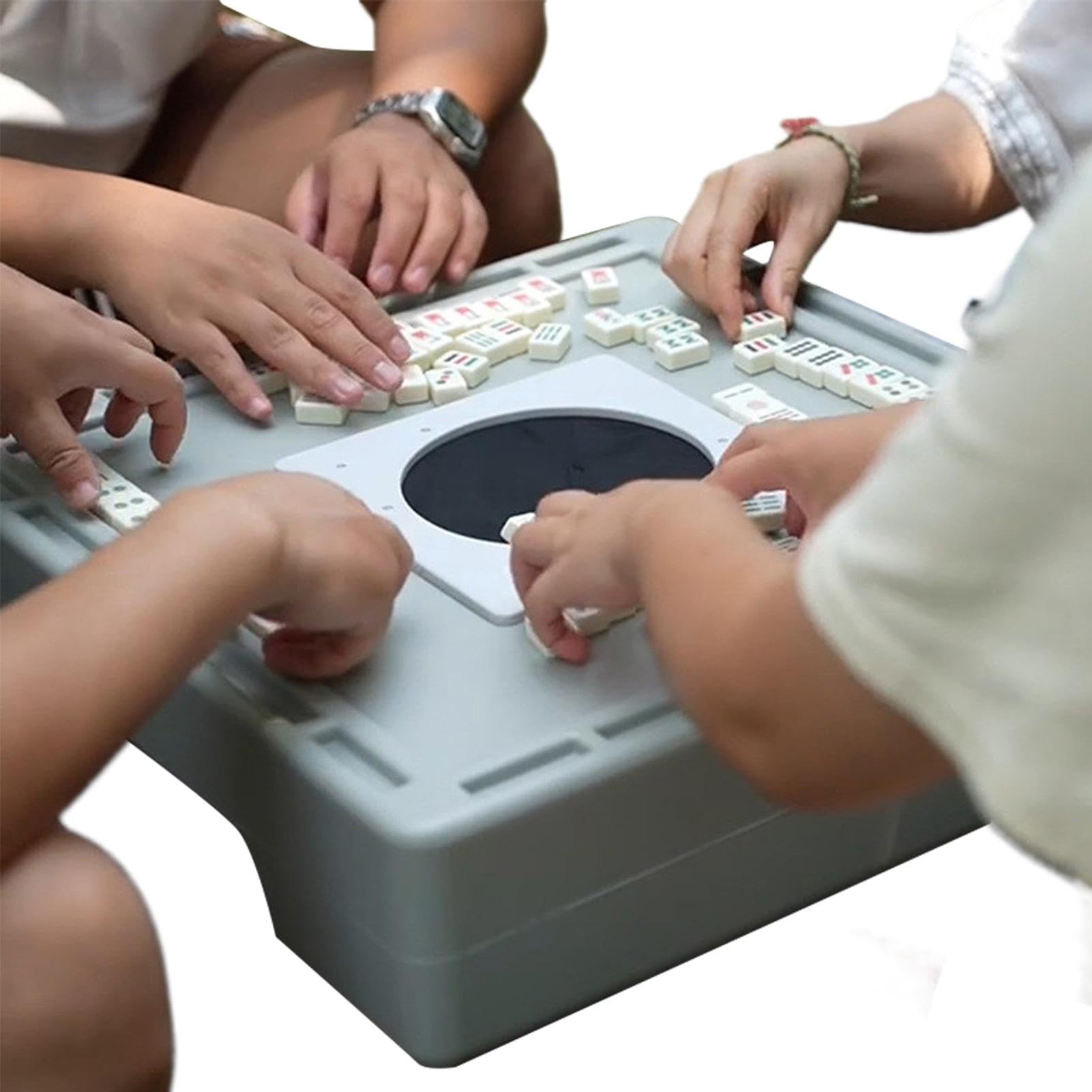 Chiński zestaw do madżonga, chiński zestaw do madżonga Mały zestaw gier | Tabela Płytki Mała podróż Wypoczynek Mahjong Gra stołowa Mała podróż Wypoczynek Rodzina Chłopcy dla Przyj