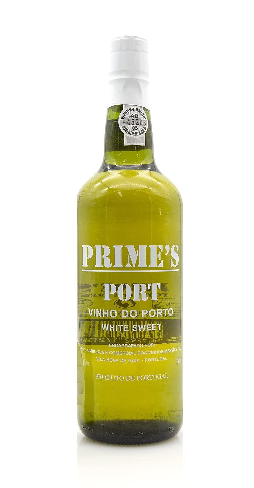 Vino de Oporto Prime's Blanco - Vino Fortificado, 75cl, 6 botellas
