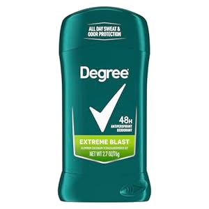 Degree Men Original Protection Antiperspirant Deodorant Extreme Blast Pack of 6 48-Hour Sweat and Odor Protection Antiperspirant For Men 2.7 oz