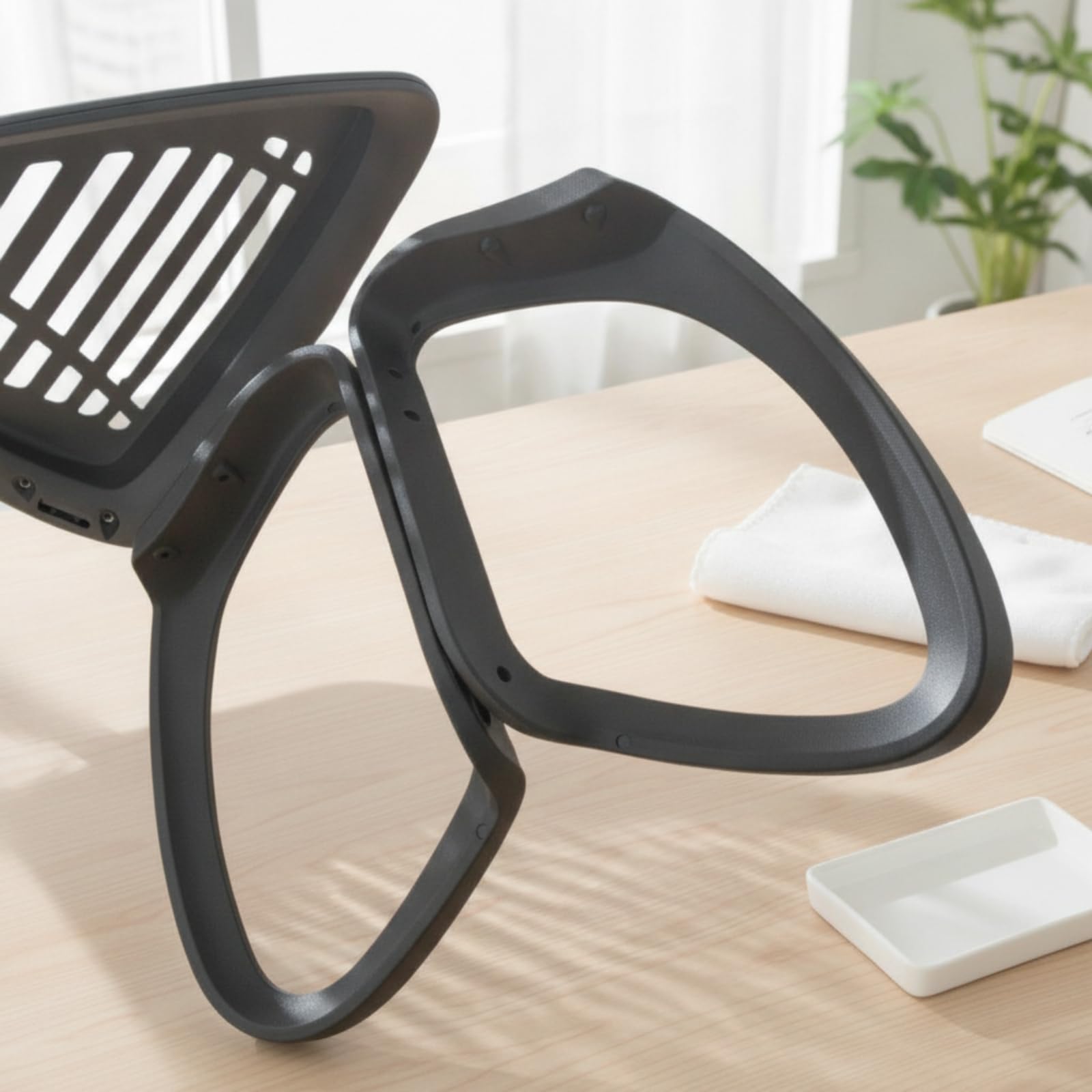 Sedia Ufficio Ergonomica con Schienale Braccioli Componenti Ricambi Supporto Curvo Traspirante Adatta per Postazione di Lavoro Casa Studenti