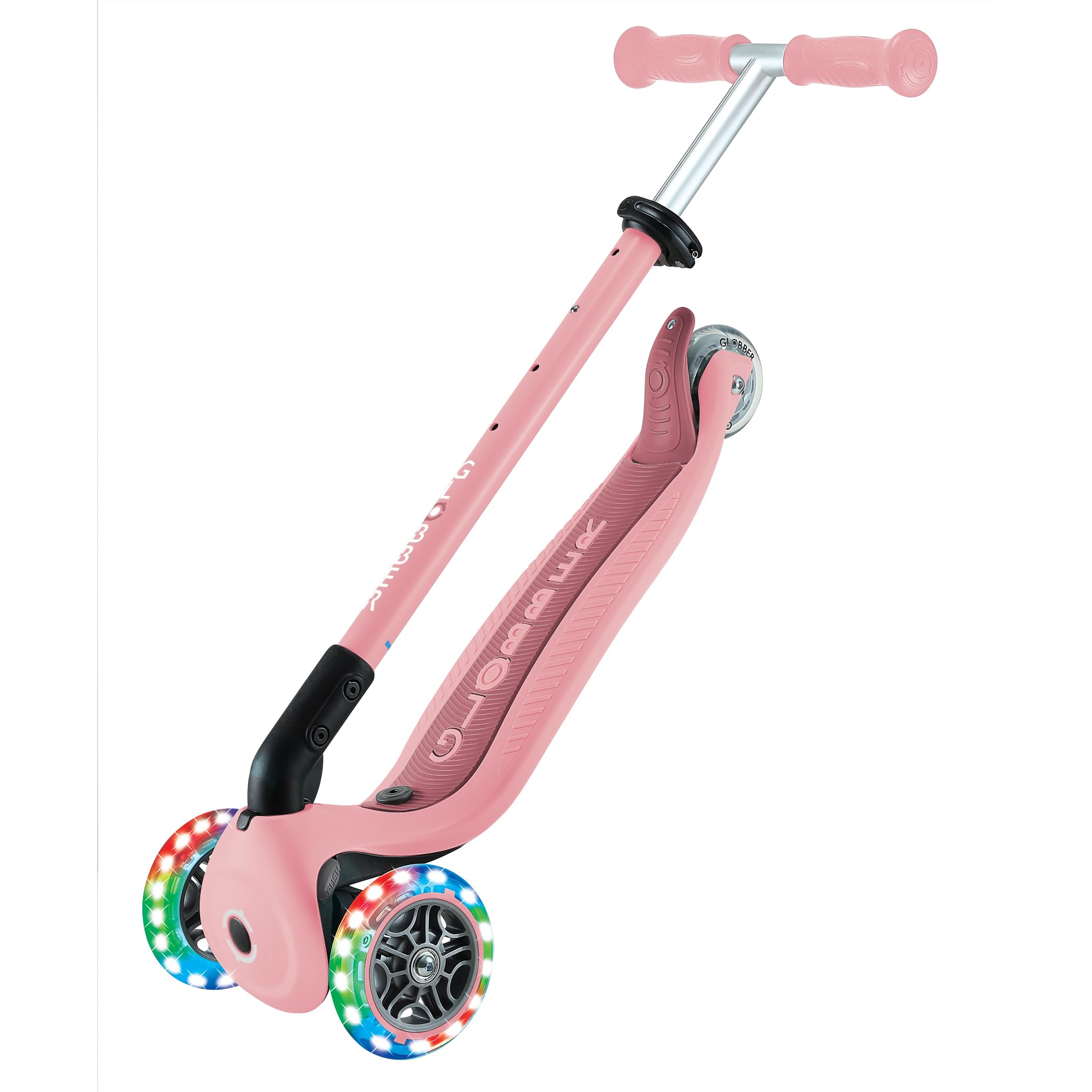 Amazon.com : Globber Go Up Active Lights 360° Scooter (Pastel Pink