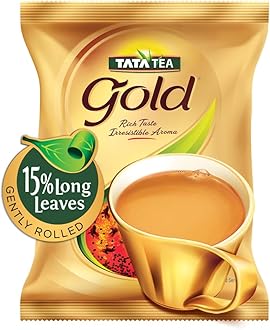 Tata Tea Gold | Assam teas with Gently Rolled Aromatic Long Leaves | Rich & Aromatic Chai | Black Tea | 100gram|Powder