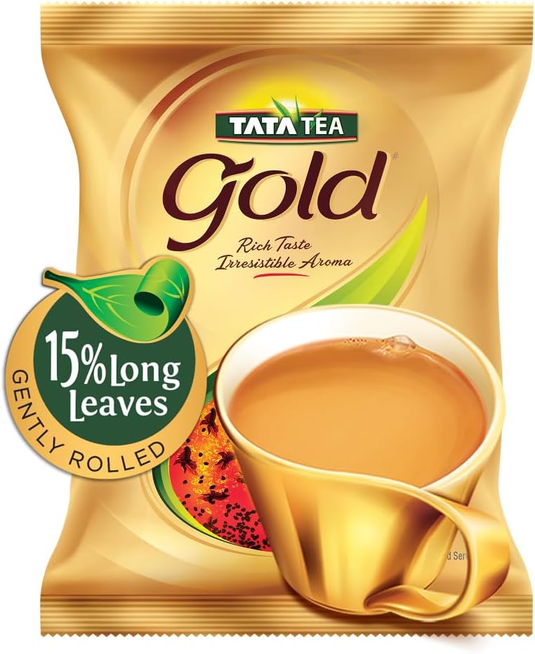 Tata Tea Gold | Assam teas with Gently Rolled Aromatic Long Leaves | Rich & Aromatic Chai | Black Tea | 100gram|Powder
