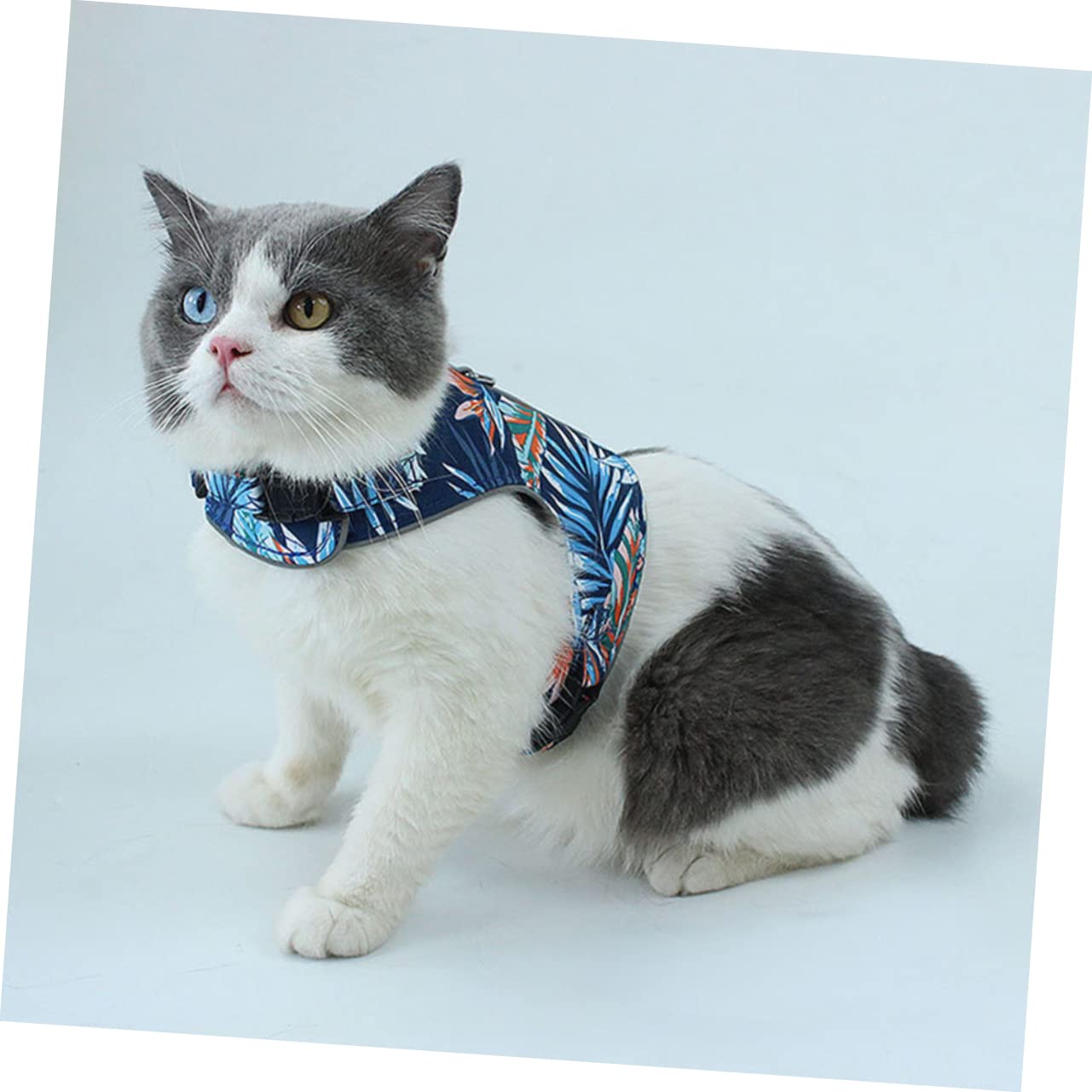 FOMIYES 2juegos Arnés para Gato Transpirable y Resistente para Paseos y Entrenamiento Arnés Antiescape para
