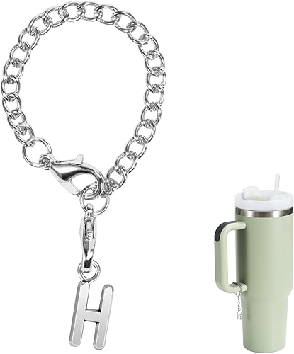 MOTAIN Accesorios de letras para Stanley Cup, nombre de identificación con asa para vaso Stanley, Metal, No es una piedra preciosa