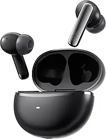 Fones de Ouvido Sem Fio QCY MeloBuds N70, Bluetooth 6.0,Intra Auricular,à Prova D'água IPX5,50 h de Bateria,Com Microfone Embutido,leves e Confortáveis para Corrida/Academia,Preto (Preto)