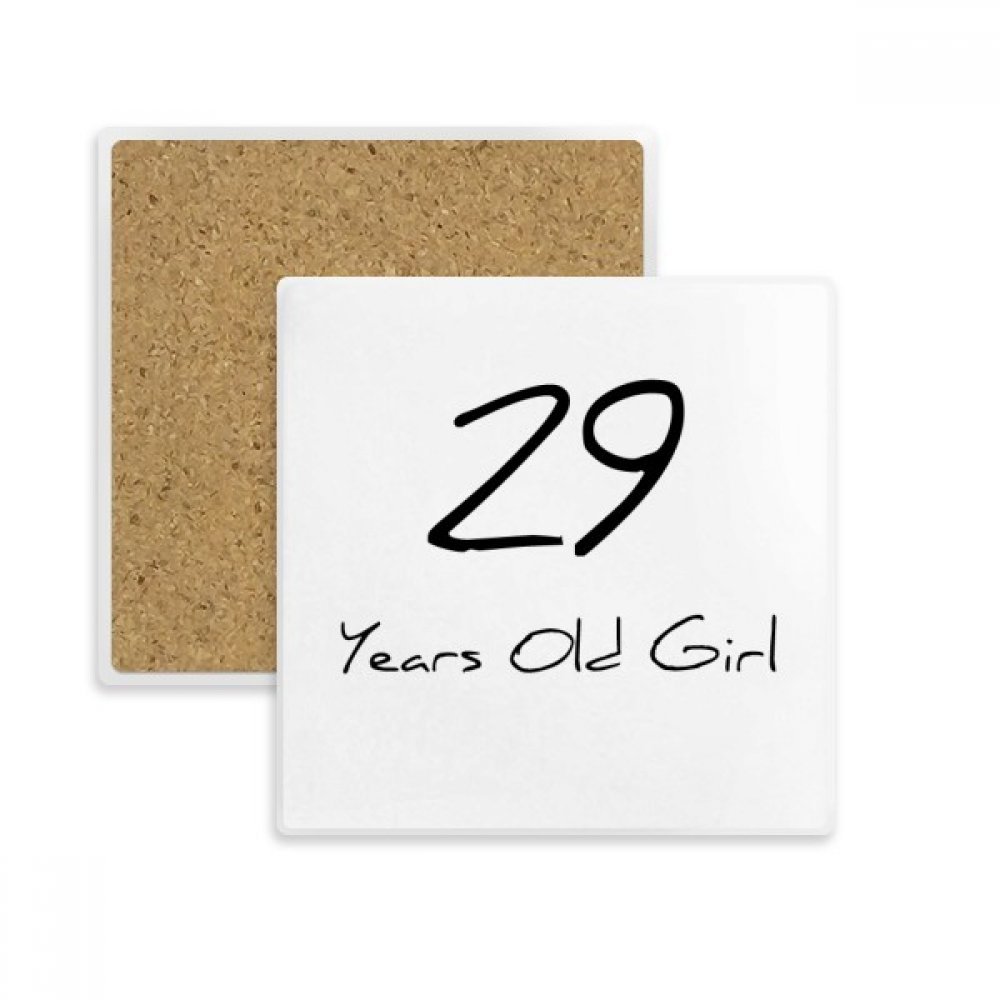 Coaster tasse pierre absorbante 29 ans fille, dessous de verre pour boisson chaude et froide