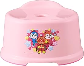 OSK(オーエスケー) バスチェア アンパンマン 風呂いす ピンク 日本製 足ゴム付 おしゃれ かわいい 滑りにくい BA-2