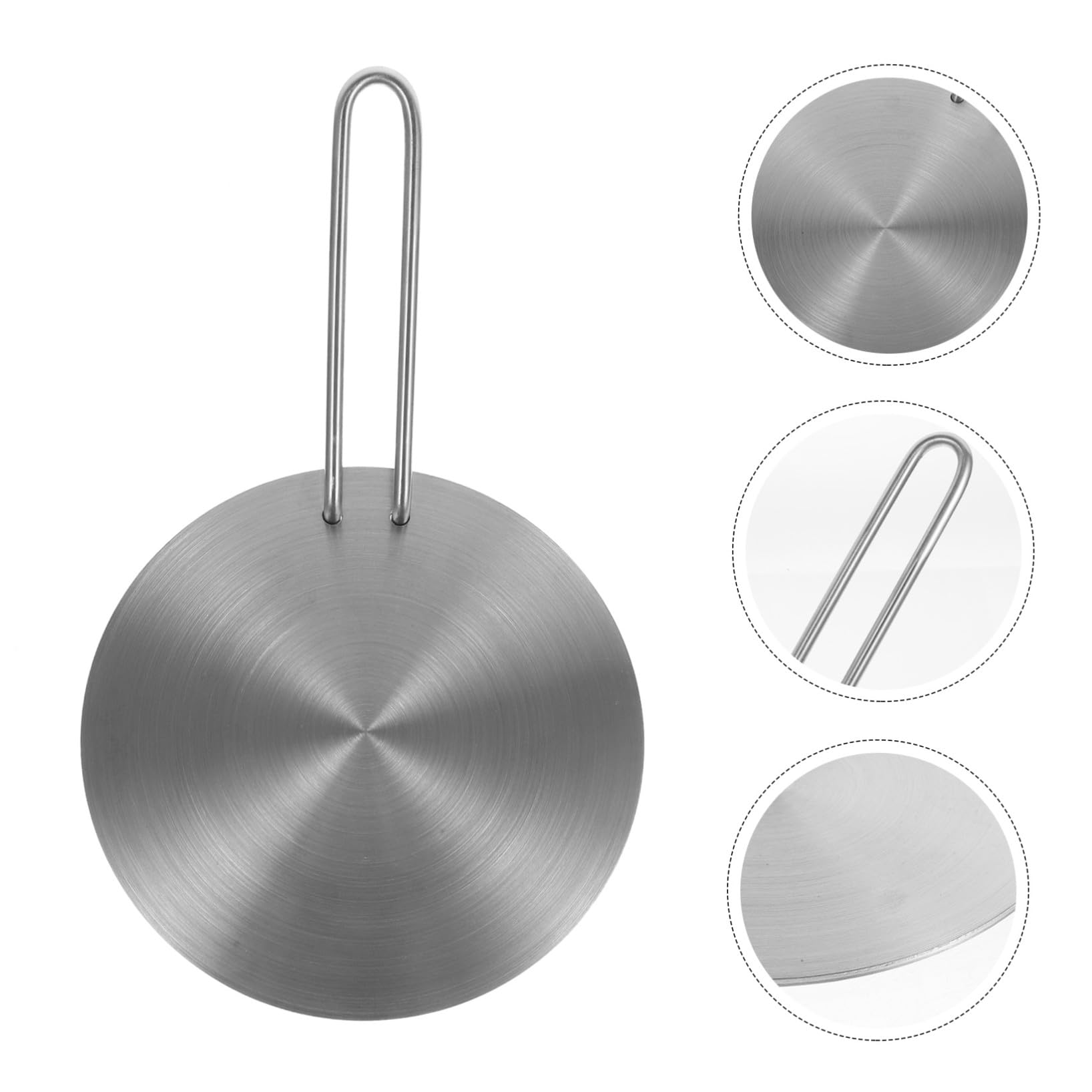 SHINEOFI Placa Difusora de Calor por Inducción 18cm de Acero Inoxidable